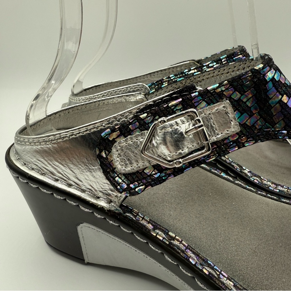 Alegria Lara Shmancy Wedge Sandals EU37 US7/7.5 Comfort - Picture 6 of 16